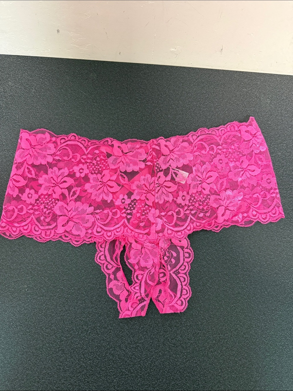 Hot Pink Lace Boyshort Panty - Women Intimates